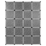 20 cubes penderie plastique meuble de rangement avec portes 20 cubes penderie plastique meuble de rangement avec portes