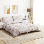 Sale 2026 housse de couette blanc - ensemble de housse de couette blanc et marron 140x200cm coton pro988378579 ...
