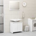Sale 2026 meuble de lavabo de salle de bain blanc - meubles de salle de bain blanc brillant bois ding�nierie ...