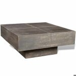 Sale 2026 table � caf� brun - table basse carr�e marron fonc� bois massif de manguier pro283969599