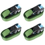 Sale 2026 vert - sangles d?arrimage � cliquet 4 pcs 800 dan 6 m vert pro890918244