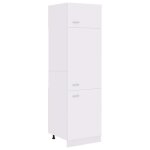 Sale 2026armoire / buffet pour cuisine blanc - armoire r�frig�r�e lyon blanc 60x57x207cm bois ding�nierie ...
