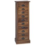 Sale 2026armoire � livres armoire lat�rale cabinet moderne marron - commode marron 355x30x100cm bois ...