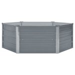 Sale 2026bac � plantes durable / pot de jardin gris - jardini�re 129 x 129 x 46 cm cm acier galvanis� ...