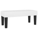 Sale 2026banc entr�e bout de lit - banquette - winwin - blanc 70x30x30cm similicuir 4 kg 4784858