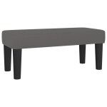Sale 2026banc entr�e bout de lit - banquette - winwin - gris 70x30x30cm similicuir 4 kg 7844077