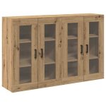 Sale 2026cabinets muraux 2 pcs - placard vaisselier - winwin - cabinet bahut ch�ne artisanal 695x34x90cm ...