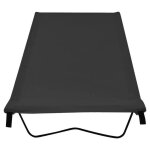 Sale 2026lits de camping r�sistant � leau noir - lit de camping 180x60x19cm tissu oxford et acier noir ...