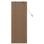 Sale 2026store roulant d�coratif marron - store enrouleur avec des rideaux marron 60 x 160 cm bambou ...