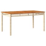 Sale 2026table de jardin / console de jardin - winwin - table salle balcon - beige 140x80x75cm - r�sine ...