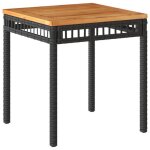 Sale 2026table de jardin / console de jardin - winwin - table salle balcon - noir 38x38x42cm - r�sine ...