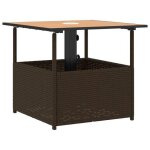 Sale 2026table de jardin / console de jardin - winwin - table salle balcon - avec trou de parasol marron ...