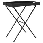 Sale 2026table � th� pour ext�rieur / console de jardin - winwin - table � plateau pliable noir 65x40x75cm ...