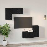 Sale janvier moderne armoires multim�dia - mgh - meubles tv - montage mural - ch�ne noir - bois ding�nierie ...