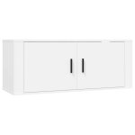 Sale janvier moderne armoires tv - mgh - meubles tv 2 pcs - pour salon - blanc - bois ding�nierie 100x34. ...