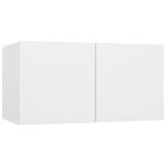 Sale janvier moderne armoires tv - mgh - meubles tv suspendus 2 pcs - pour salon - blanc 60x30x30 cm ...