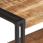 Sale janvier moderne cabinet tv - mgh - meuble tv / hifi - avec rangement - 120x30x40 cm bois de manguier ...
