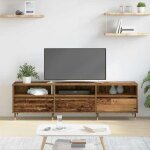 Sale janvier moderne cabinet tv - mgh - meuble tv / hifi - avec rangement - bois ancien 150x30x45 cm ...