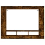 Sale janvier moderne cabinet tv - mgh - meuble tv / hifi - avec rangement - ch�ne fum� 152x22x113 cm ...