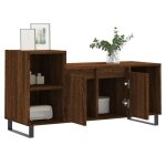 Sale janvier moderne cabinet tv - mgh - meuble tv / hifi - avec rangement - ch�ne marron 100x35x55 cm ...
