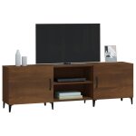 Sale janvier moderne cabinet tv - mgh - meuble tv / hifi - avec rangement - ch�ne marron 150x30x50 cm ...