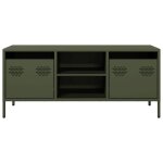 Sale janvier moderne cabinet tv - mgh - meuble tv / hifi - avec rangement - vert olive 1015x39x435 cm ...