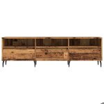 Sale janvier moderne cabinet tv - mgh - meuble tv / hifi - avec rangement - vieux bois 150x30x445 cm ...
