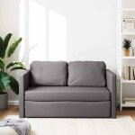 Sales seasoncanap� convertible � 2 places 2 en 1 - sheld - clic - clac / sofa - lit - gris 112x174x55cm ...