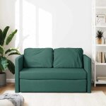 Sales seasoncanap� convertible � 2 places 2 en 1 - sheld - clic - clac / sofa - lit - vert fonc� 112x174x55cm ...