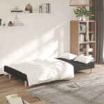 Sales seasoncanap� convertible 2 places - sheld - clic - clac / sofa - lit - noir tissu 200x845x69cm ...