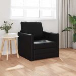 Sales seasoncanap� convertible / fauteuil - sheld - clic - clac / sofa - lit - 60cm noir simili cuir ...