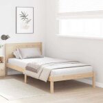 Sale springlit 1 places marron - 90x190 cm - lemon� - cadre de lit marron 90x190 cm - bois de - pin massif ...
