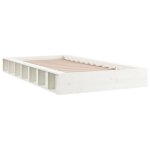 Sale springlit 2 places blanc - 140x190 cm - lemon� - cadre de lit - sans matelas - blanc 140x190 cm ...