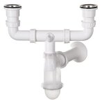 Salle de bains cuisine double bouteille drain drain piège avec corps transparent + entrée machine à laver ... Salle de bains cuisine double bouteille drain drain piège avec corps transparent + entrée machine à laver ...