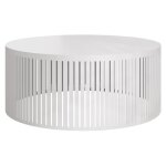 Sally - table basse - blanc - 59 cm - blanc