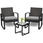 Salon de jardin - bealife - fauteuil respirant en métal - table basse en verre trempé - meuble de jardin ... Salon de jardin - bealife - fauteuil respirant en métal - table basse en verre trempé - meuble de jardin ...