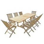 Salon de jardin en teck amara 8 / 10 places