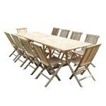 Salon de jardin en teck batan 10 / 12 places Salon de jardin en teck batan 10 / 12 places