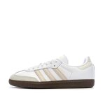 Samba baskets blanches / beige femme adidas