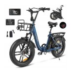 Samebike c05 pro v�lo �lectrique 20 - moteur 500w - shimano 7 vitesses - batterie 36v / 13ah - frien ...