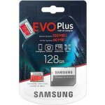 Carte mmoire micro sd - samsung - evo plus - 128 go - classe 10 u3 - 100 mo / s 4k ultra hd