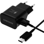 Samsung chargeur secteur rapide noir usb type c