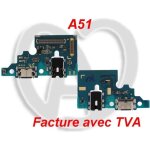 Pour samsung galaxy a51 a515(f) nappe connecteur de charge prise jack et micro - france tactile
