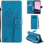 Samsung galaxy note 8 coque motif arbre chat pu cuir flip housse �tui cover case wallet portefeuille ...
