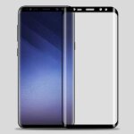 Pour samsung galaxy s9 plus verre tremp 9h 3d surface srigraphie plein cran avec bords incurvs