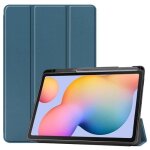 Pour samsung galaxy tab s6 lite 10. 4 pouces sm p610 p615 tui avec porte crayon tri pli support couverture ...