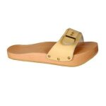 Sandales dynastatic - lanaform - couleur crme - sandale amincissante pour femme