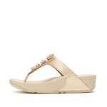 Sandales compens�es entre - doigt femme fitflop lulu ultra - jewel metallic
