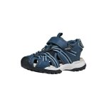 Sandales cuir geox borealis - denim - noir