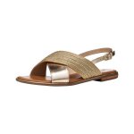 Sandales cuir geox sozy plus - or sombre / or clair